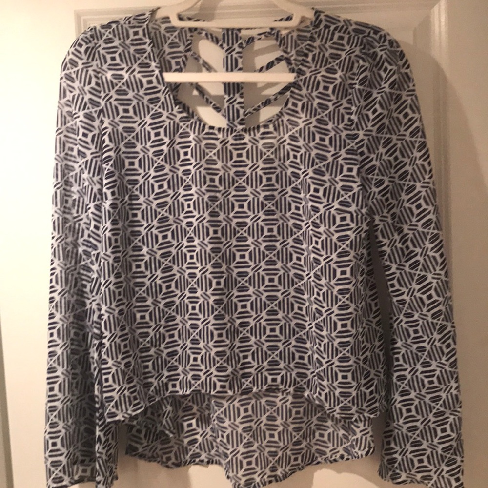 Blu Pepper Long Sleeve Blouse